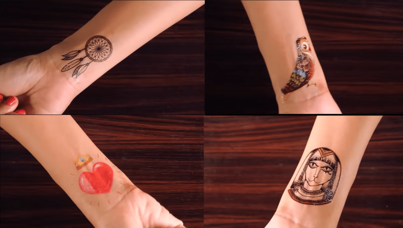 How to apply your customized sticker tattoos