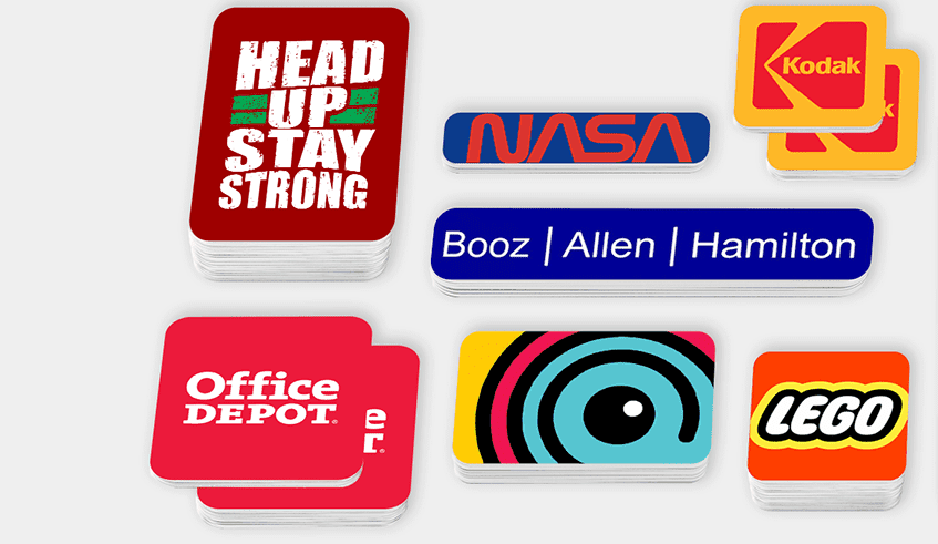 QR code and bar code stickers