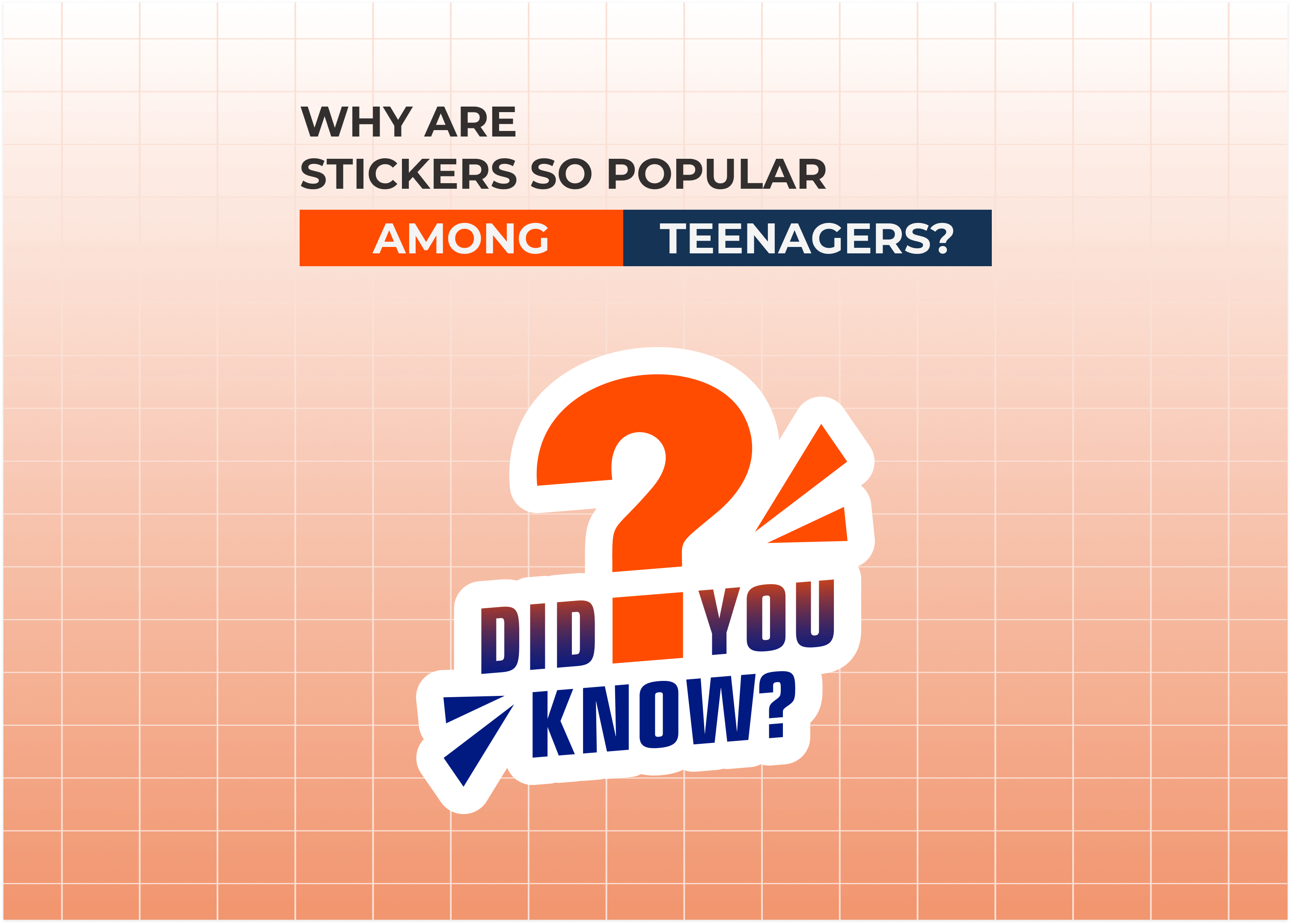 Stickers so Popular Among Teenagers