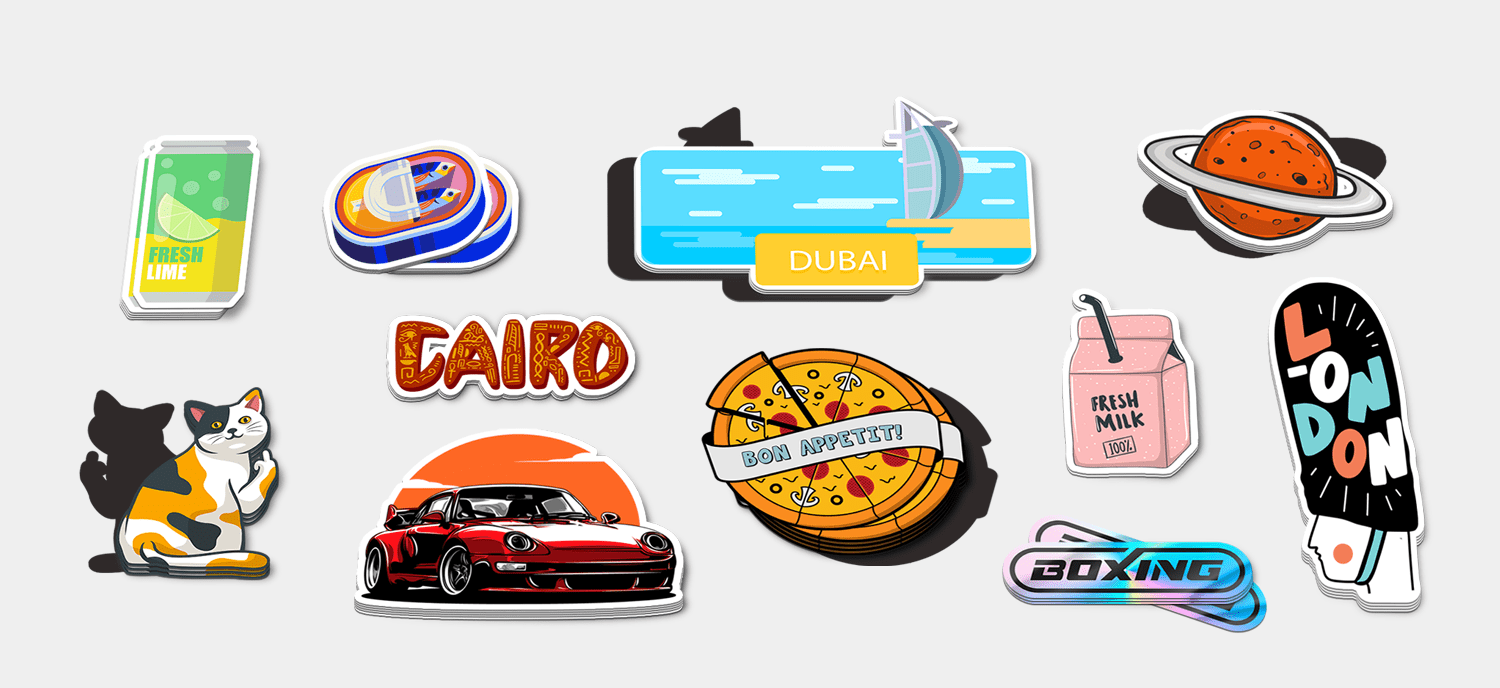 Sticker can go on the car rear window
